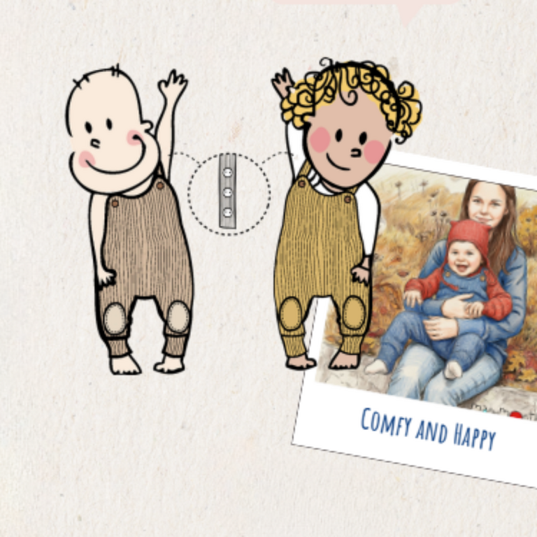 MANYMONTHS Salopette en laine - coloris 2026