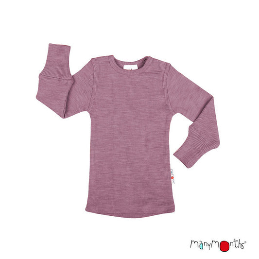 MANYMONTHS T-shirt manches longues en laine - coloris 2023