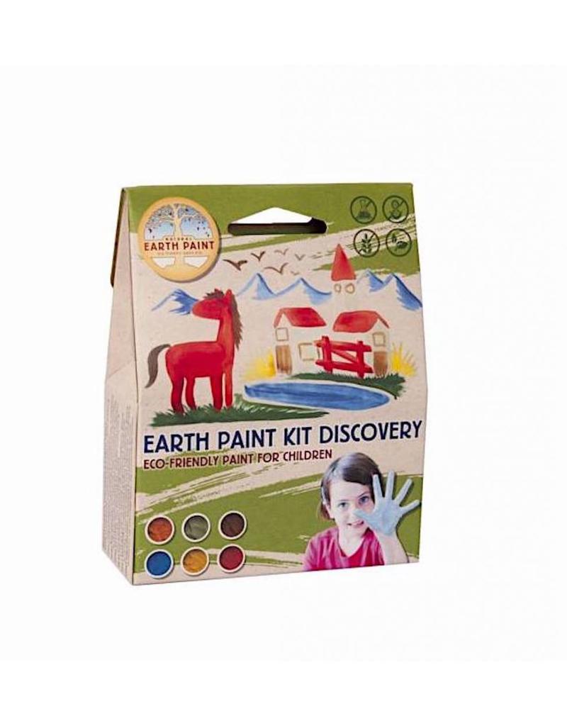 Natural Earth Paint Lot de peinture Découverte 6 couleurs + 1 pinceau