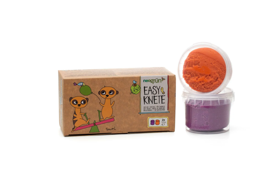 Neogrün Pâte à modeler Suri - Orange et Violet