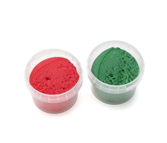 Neogrün Pâte à modeler Suri - Rouge et Vert