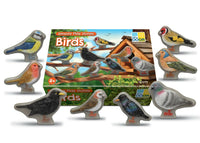 Oiseaux Pierres sensorielles Lot de 8 Yellow Door