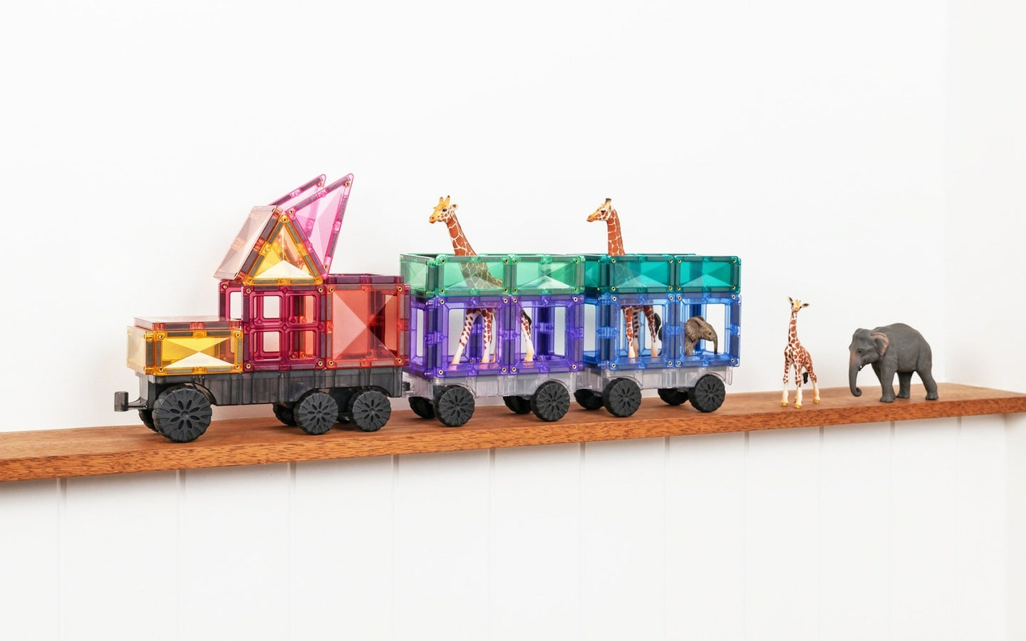 Pack de transport Pastel Jeu magnétique Connetix - Lot de 50