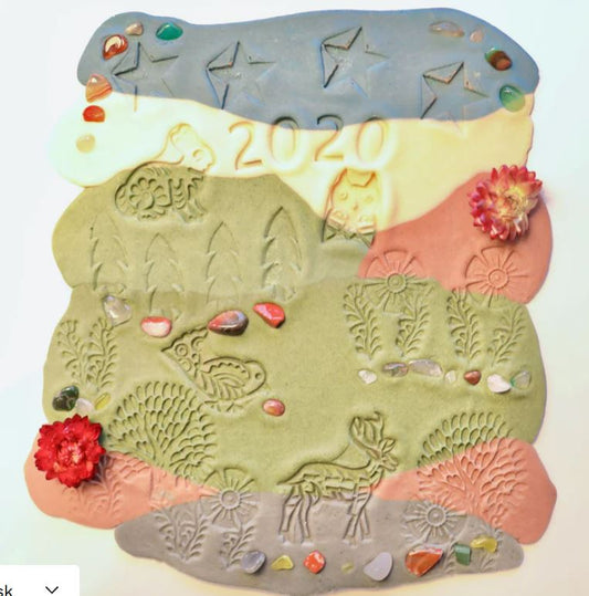 Pâte à modeler Naturelle - The Wild Hearts Créative - 720 gr et accessoires
