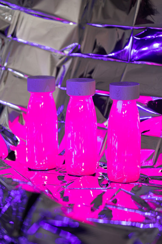 PETIT BOUM Bouteille Sensorielle Rose Fluo