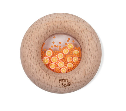 Petit Boum Hochet sensoriel Donut Oranges