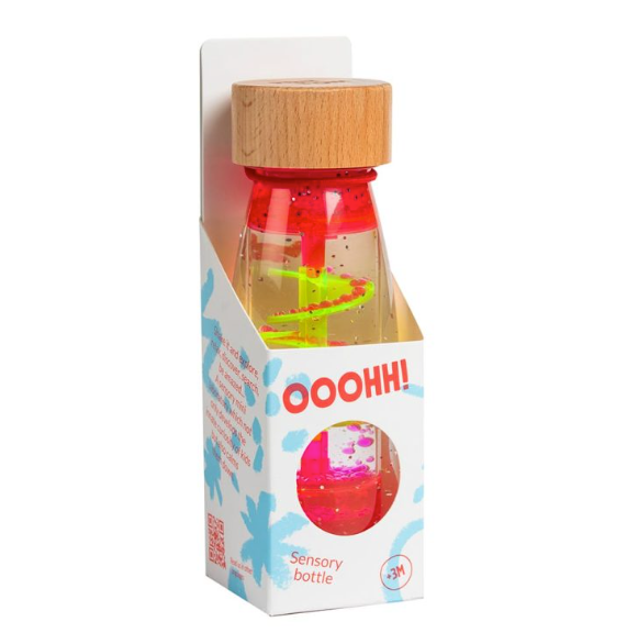 Petit Boum Bouteille sensorielle Move Spiral Pink