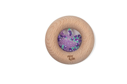 Petit Boum Hochet sensoriel Donut Aubergine