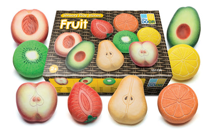 Pierres Sensorielles Fruits Lot de 8 - Yellow Door