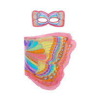 Dreamy Dress Ups Ailes + Masque Papillon Rose Arc-en-ciel