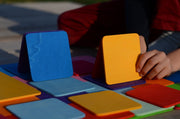 Planchettes de construction colorés Bauspiel - 40 pièces