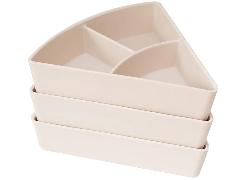 Inserts de rangement Lot de 3 Stone Beige pour Plateau de jeux sensoriels PlayTRAY