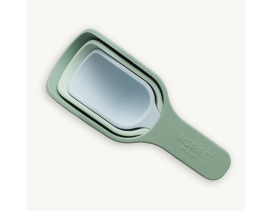 PlayTRAY Inspire My Play Lot de 3 Pelles Ton vert/bleu