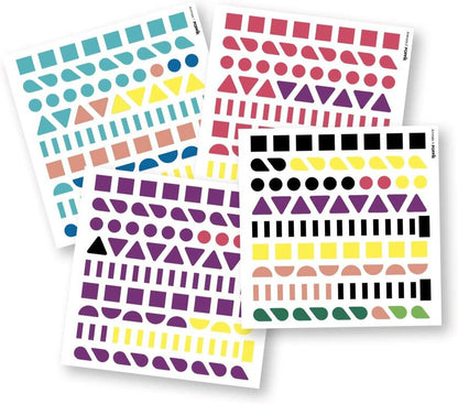 Poppik Mes cartes en stickers Animals - 6 cartes 360 stickers