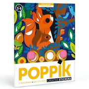 Poppik poster panoramique Bébés Animaux - 520 autocollants