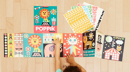 Poster panoramique + 750 stickers Cirque Poppik