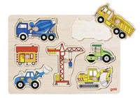 Puzzle en bois Voitures de chantier