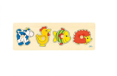 Puzzle en bois Vache, Coq GOKI