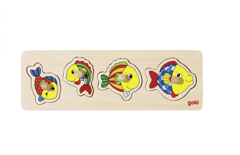 Puzzle en bois petits Poissons GOKI