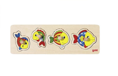 Puzzle en bois petits Poissons GOKI