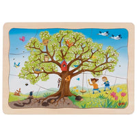 Puzzle à couches Le Pommier GOKI- 4 couches, 46 pièces