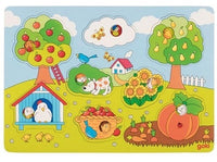 Puzzle cache-cache dans le jardin Goki