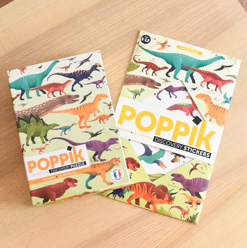 Puzzle Dinosaures 280 pièces Poppik