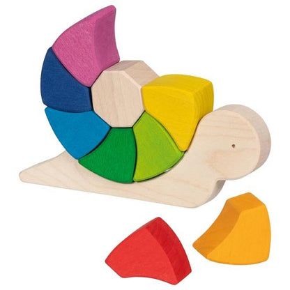 Puzzle et jeu de construction escargot GOKI