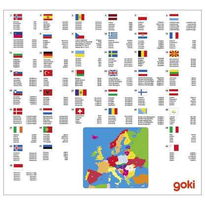 Puzzle en bois Europe GOKI