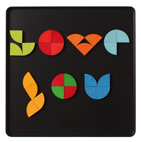 Puzzle magnétique Demi-cercles GRIMMS