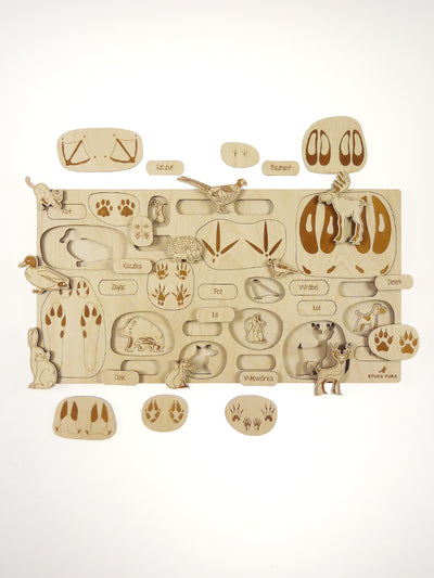 Puzzle à couches Empreintes d'animaux Stuka Puka