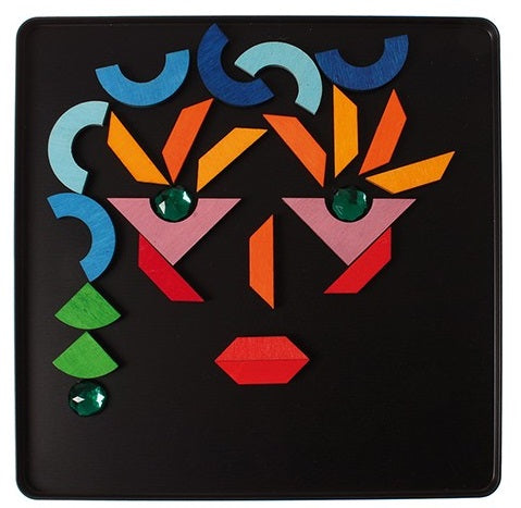 Puzzle Magnétique Triangle, carré, cercle GRIMM's
