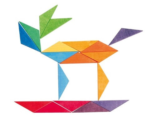Puzzle en bois Triangles GRIMMS