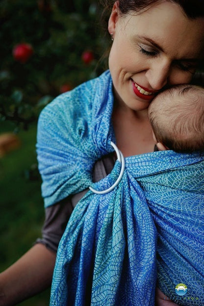 RingSling Little Frog Marine linen Wildness