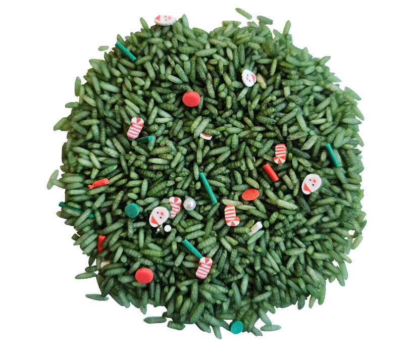 Riz coloré Santa Claus - Riz sensoriel