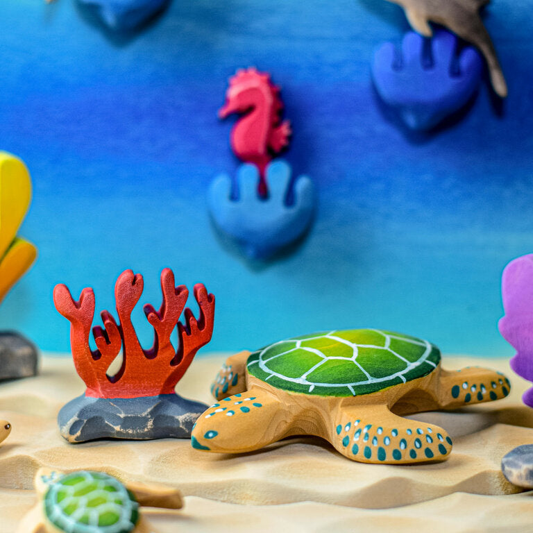Bumbu Toys Corail Rouge en bois