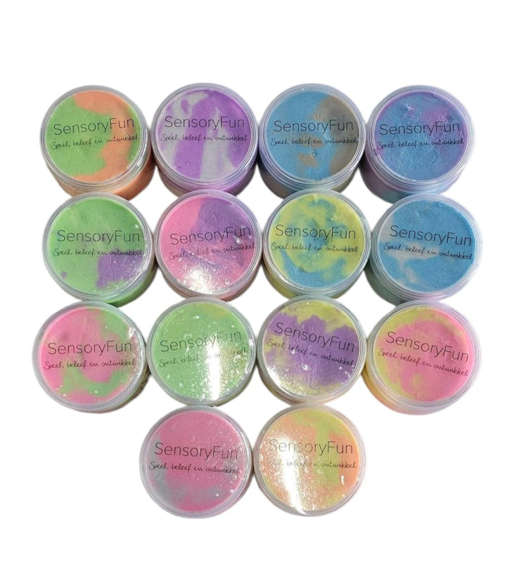 Sensory Fun Sable magique Petit Pot - Mélange de 2 couleurs
