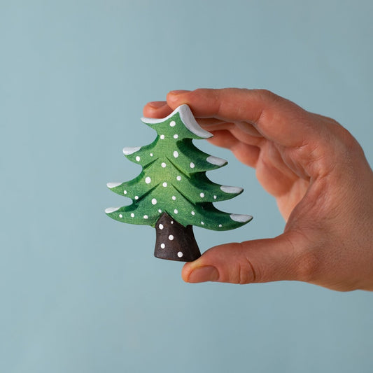 BumbuToys Figurine en bois pour couronne de célébration - Sapin d'hiver