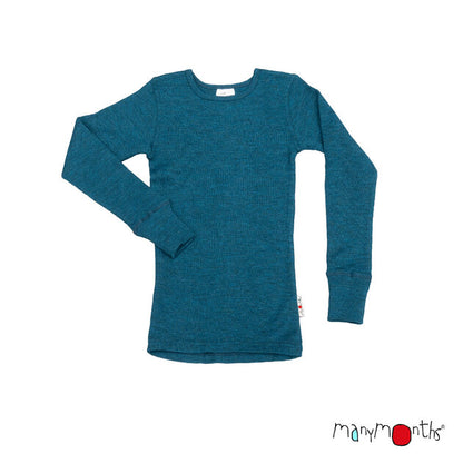MANYMONTHS T-shirt manches longues en laine - divers coloris