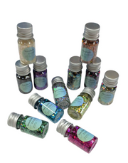 SensoryFun Paillettes Bio dégradables pour jeu sensoriel - Lot de 12