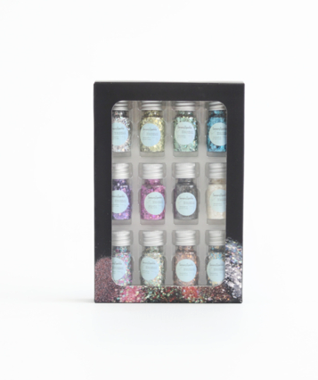 SensoryFun Paillettes Bio dégradables pour jeu sensoriel - Lot de 12