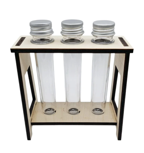 SensoryFizz Jeu de potions magique Support pour 3 tubes
