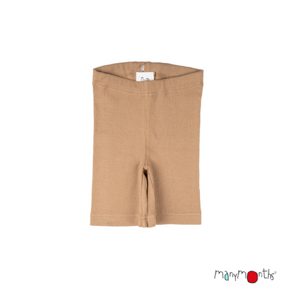 ManyMonths short legging unisexe coton bio - différents coloris -