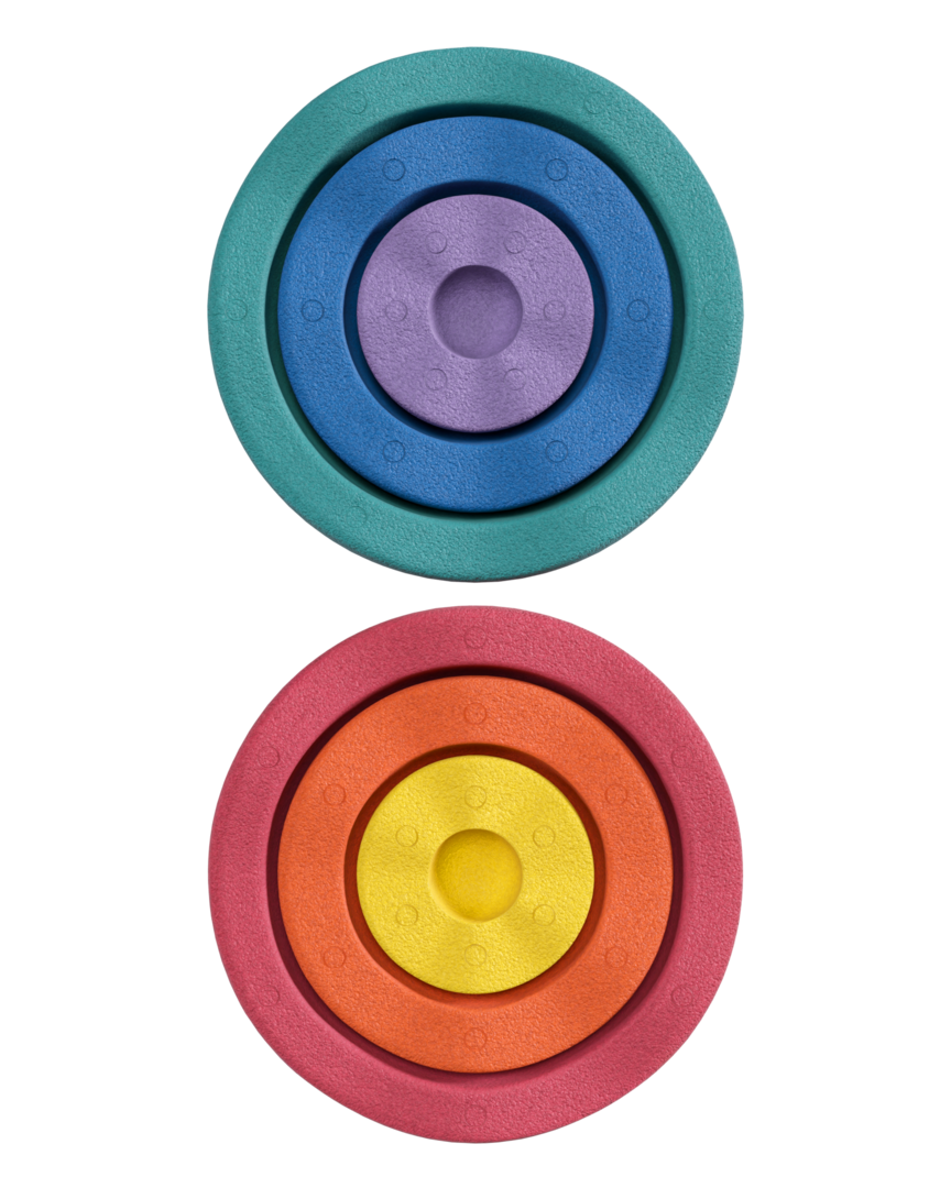 Stapelstein Insice Arc-en-ciel - Lot de 6 pierres