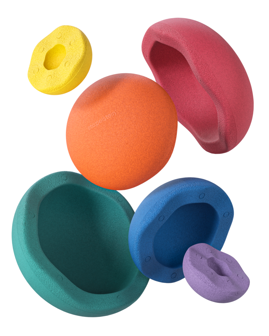 Stapelstein Insice Arc-en-ciel - Lot de 6 pierres