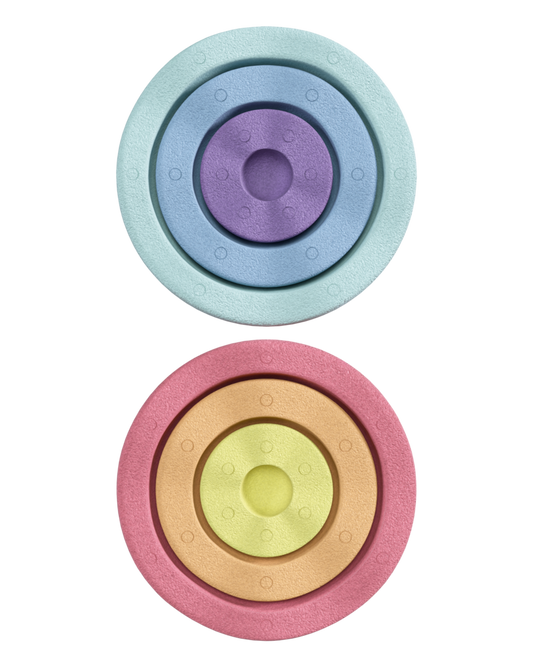 Stapelstein Inside Pastel - Lot de 6 pierres