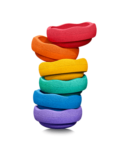 Stapelstein Pierres empilables - Arc-en-ciel Lot de 6