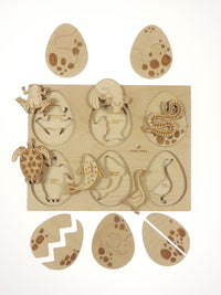 Stuka Puka puzzle en bois Animaux Ovipares