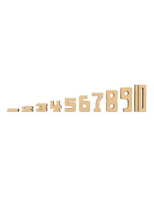 Sumblox lot de 43 pièces - chiffres en bois