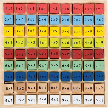 Table de multiplication multicolore Educate Small Foot